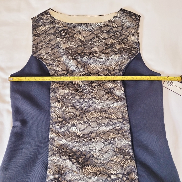 Jack and Jinger black and cream lace top Size L - Picture 10 of 11